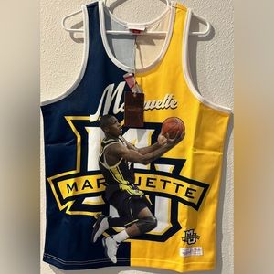Dwyane Wade Marquette Golden Eagles Mitchell & Ness Sublimated Jersey Size M NWT